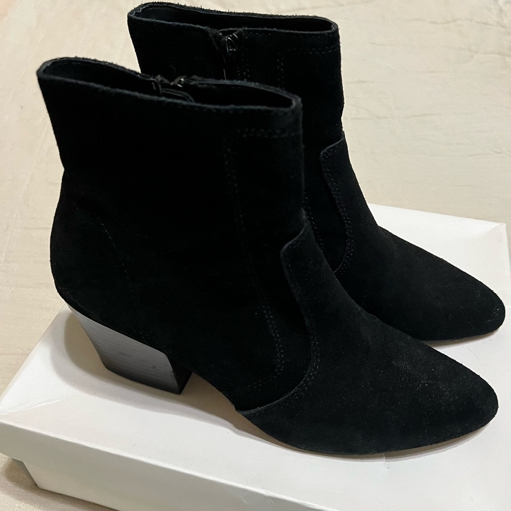 Black Suede Ankle Boots
